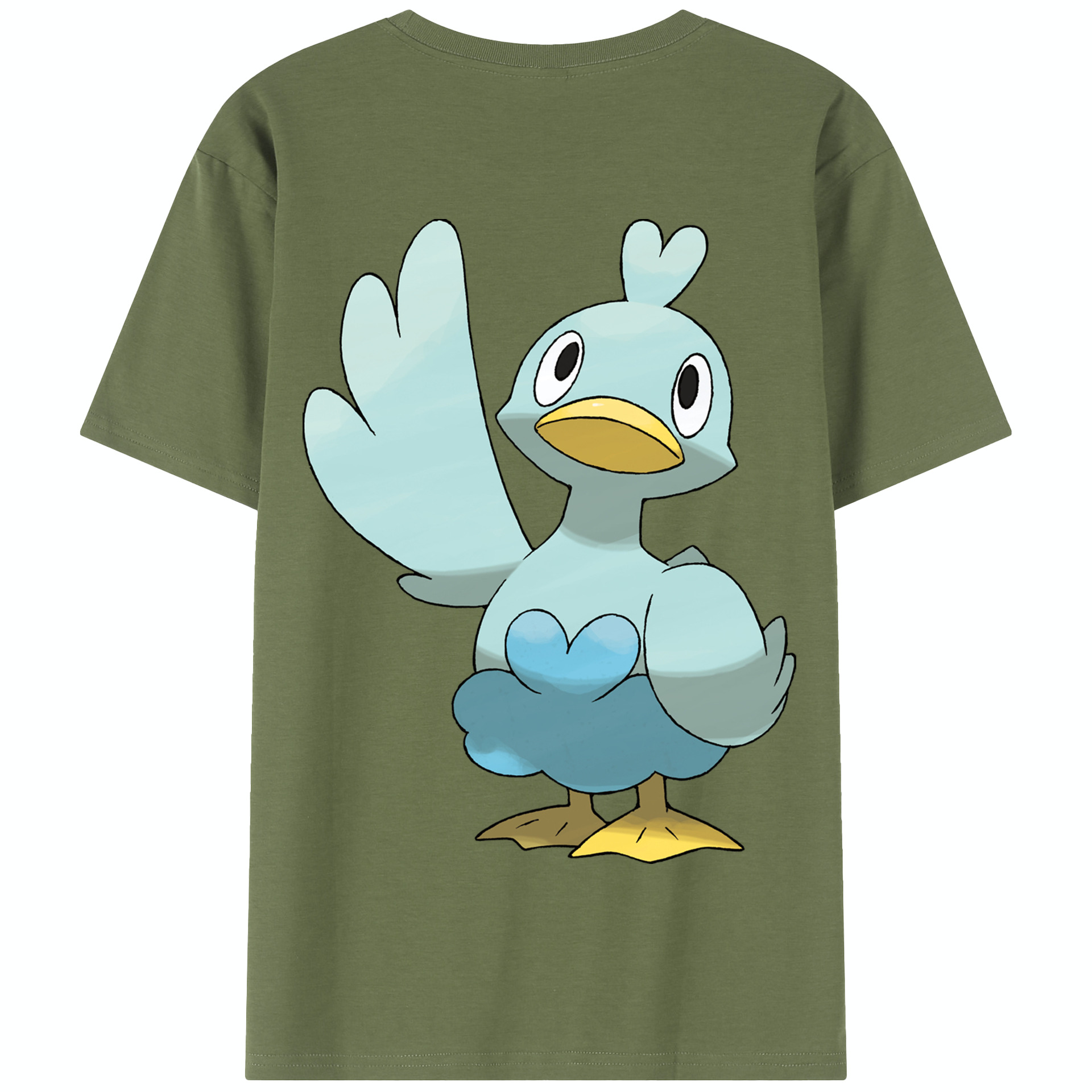（画像用） ポケットモンスター Pokémon 綿100％半袖Tシャツ（背面プリント）